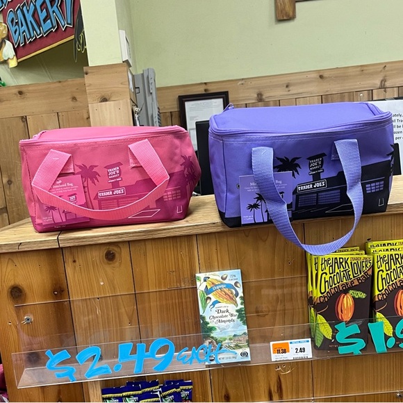 Trader Joe's Lavender and Pink Mini
Insulated Cooler Tote Bags - Picture 5 of 5